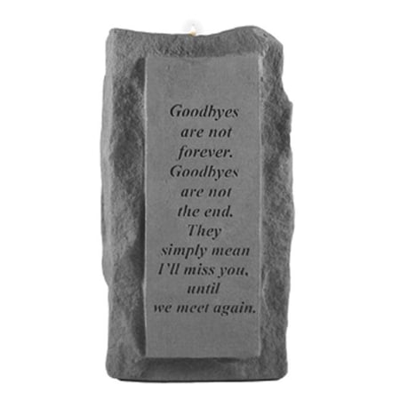 Kay Berry Kay Berry 05220 Goodbyes Are Not.Single-Tall Votive Holder 5220
